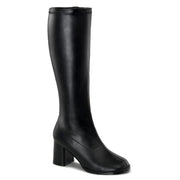 Funtasma GOGO-300WC Knee High Boot (Black Stretch Pu) 6