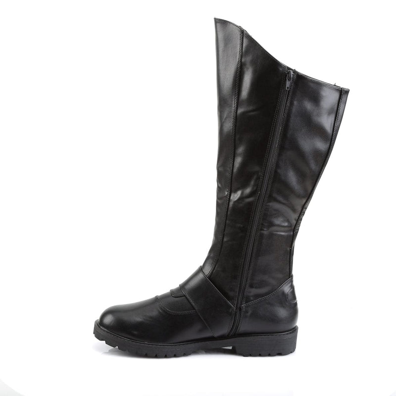Funtasma GOTHAM-100 Knee High Boot (Black Pu)
