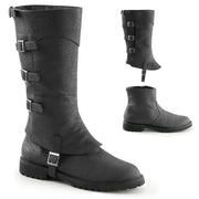 Funtasma GOTHAM-105 Knee High Boot (Black Distressed Pu)