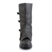 Funtasma GOTHAM-105 Knee High Boot (Black Distressed Pu)