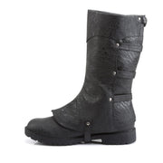 Funtasma GOTHAM-105 Knee High Boot (Black Distressed Pu)