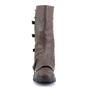 Funtasma GOTHAM-105 Knee High Boot (Brown Distressed Pu)
