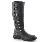 Funtasma GOTHAM-109 Knee High Boot (Black Distressed Pu)
