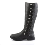 Funtasma GOTHAM-109 Knee High Boot (Black Distressed Pu)