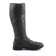 Funtasma GOTHAM-109 Knee High Boot (Black Distressed Pu)
