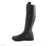 Funtasma GOTHAM-110 Knee High Boot (Black Distressed Pu)