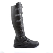 Funtasma GOTHAM-110 Knee High Boot (Black Distressed Pu)