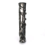Funtasma MAIDEN-8820 Pewter Brush-Off Pu