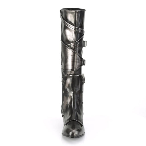 Funtasma MAIDEN-8820 Pewter Brush-Off Pu