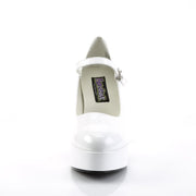 Funtasma MARYJANE-50 Pump (White Patent)
