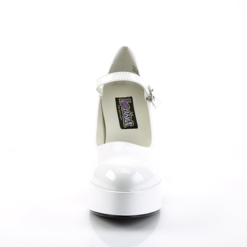Funtasma MARYJANE-50 Pump (White Patent)