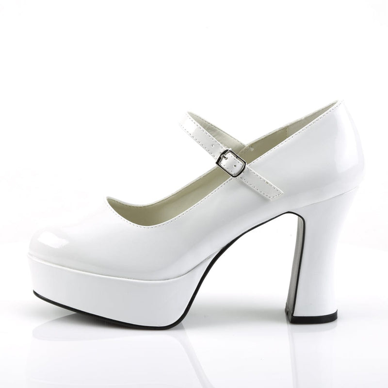 Funtasma MARYJANE-50 Pump (White Patent)