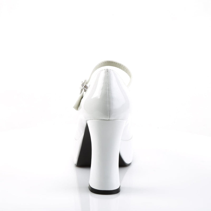 Funtasma MARYJANE-50 Pump (White Patent)
