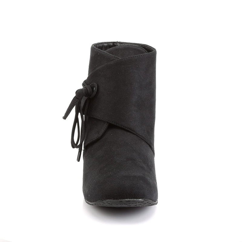 Funtasma RENAISSANCE-50 Ankle Boot (Black Microfiber)