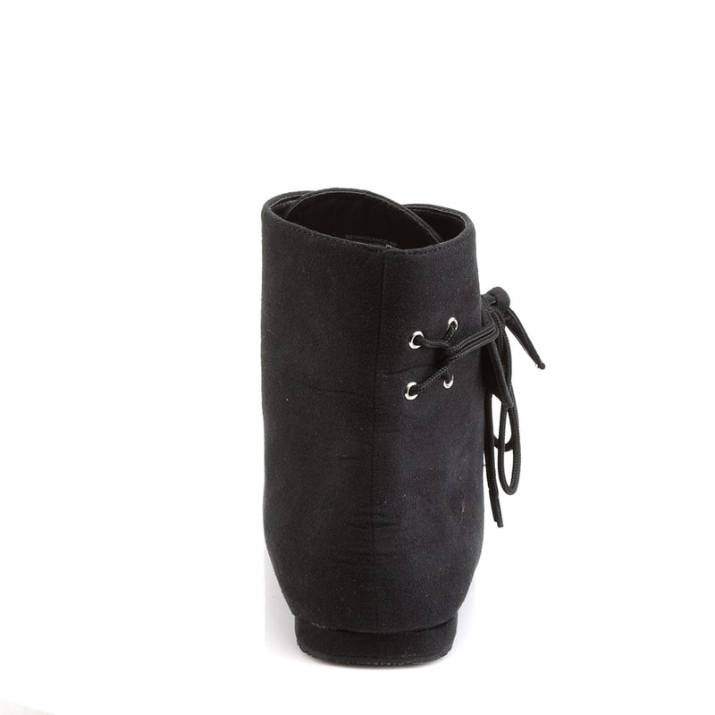 Funtasma RENAISSANCE-50 Ankle Boot (Black Microfiber)