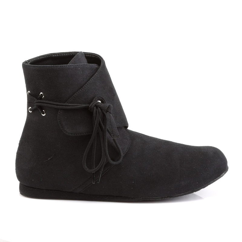 Funtasma RENAISSANCE-50 Ankle Boot (Black Microfiber)