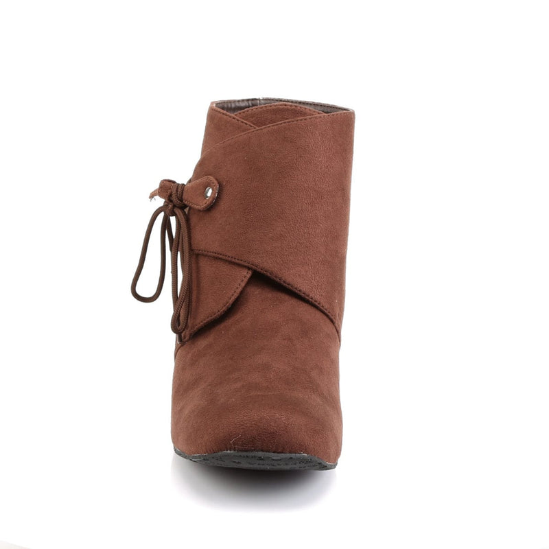 Funtasma RENAISSANCE-50 Ankle Boot (Brown Microfiber)