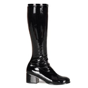 Funtasma RETRO-300 Knee High Boot (Black Stretch Patent) 6