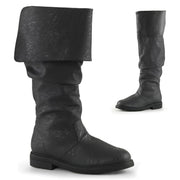 Funtasma ROBINHOOD-100 Knee High Boot (Black Distressed Pu)