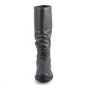 Funtasma ROBINHOOD-100 Knee High Boot (Black Distressed Pu)