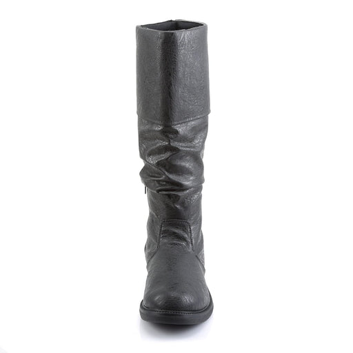Funtasma ROBINHOOD-100 Knee High Boot (Black Distressed Pu)