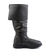 Funtasma ROBINHOOD-100 Knee High Boot (Black Distressed Pu)