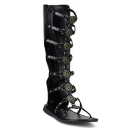 Funtasma ROMAN-15 Sandal (Black Pu)