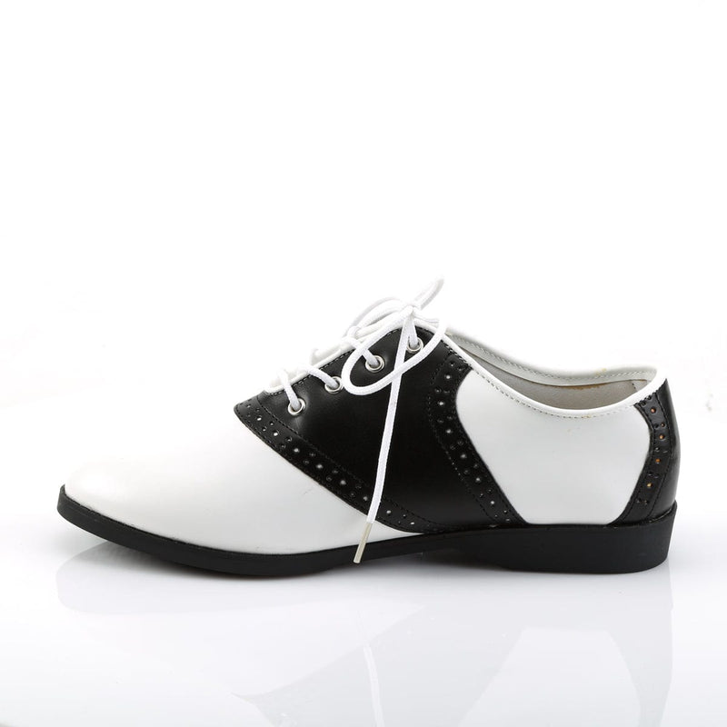Funtasma SADDLE-50 Flat (Black-White Pu)