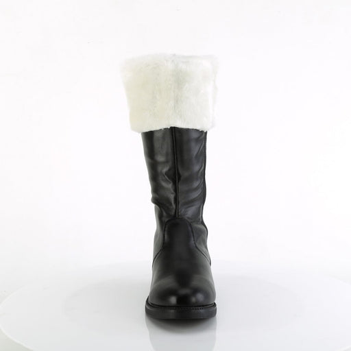 Funtasma SANTA-100 Flat (Black Pu-White Faux Fur)