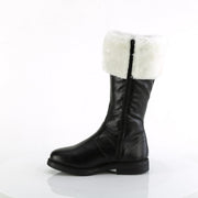 Funtasma SANTA-100 Flat (Black Pu-White Faux Fur)