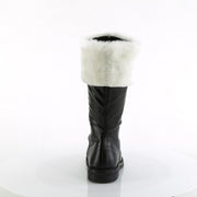 Funtasma SANTA-100 Flat (Black Pu-White Faux Fur)