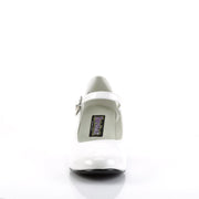 Funtasma SCHOOLGIRL-50 Mary Jane (White Patent)