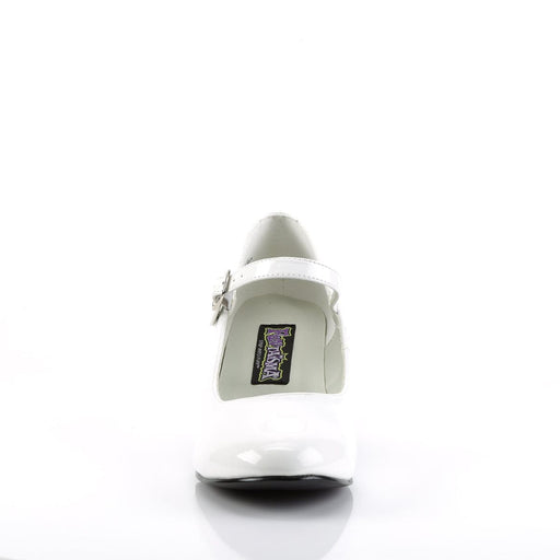 Funtasma SCHOOLGIRL-50 Mary Jane (White Patent)