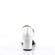 Funtasma SCHOOLGIRL-50 Mary Jane (White Patent)