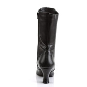 Funtasma VICTORIAN-120 Mid-Calf Boot (Black Pu)