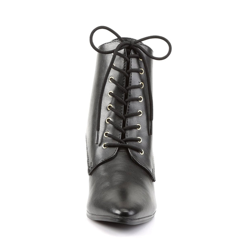 Funtasma VICTORIAN-35 Ankle Boot (Black Pu)
