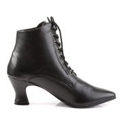 Funtasma VICTORIAN-35 Ankle Boot (Black Pu)