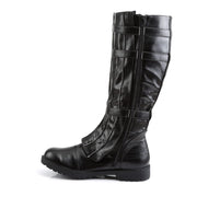 Funtasma WALKER-130 Knee High Boot (Black Pu)