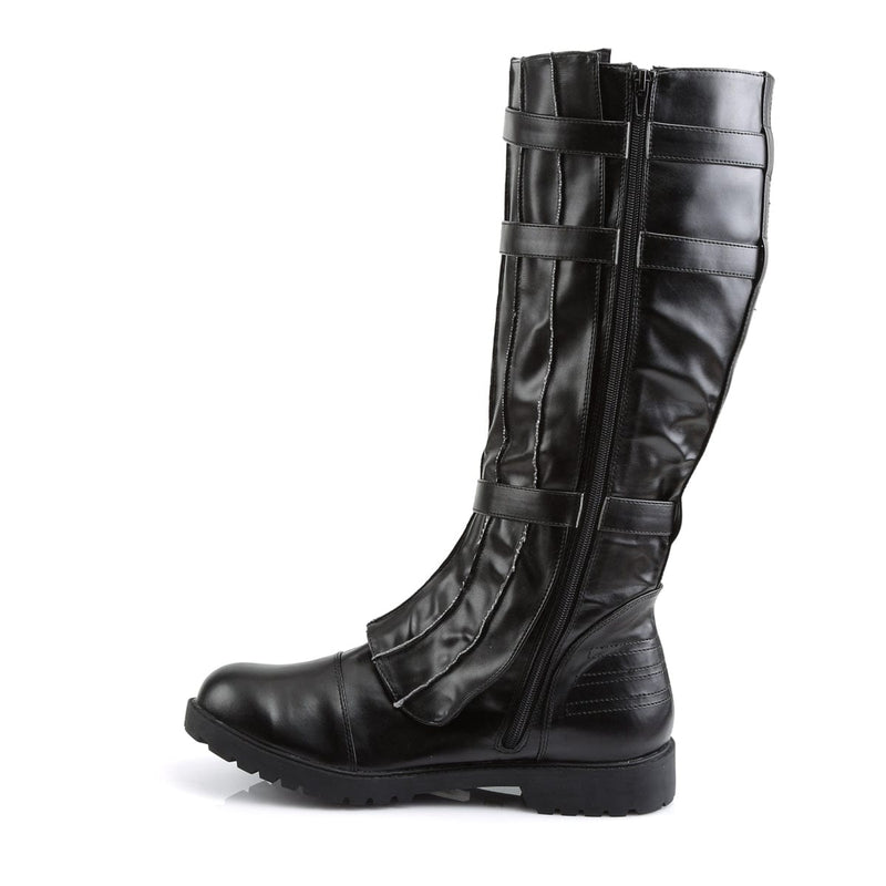 Funtasma WALKER-130 Knee High Boot (Black Pu)