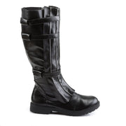 Funtasma WALKER-130 Knee High Boot (Black Pu)