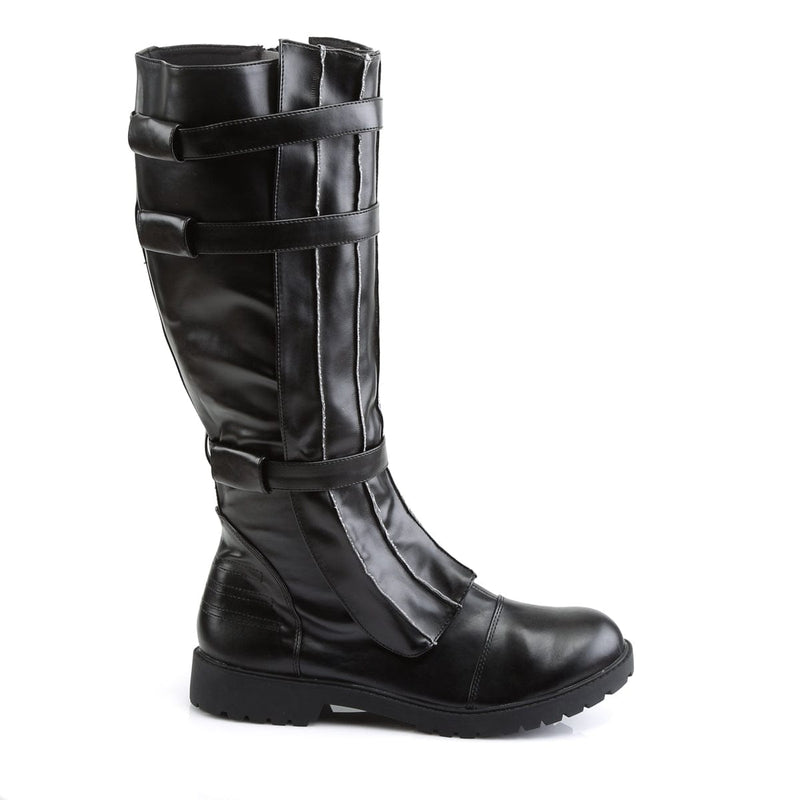 Funtasma WALKER-130 Knee High Boot (Black Pu)