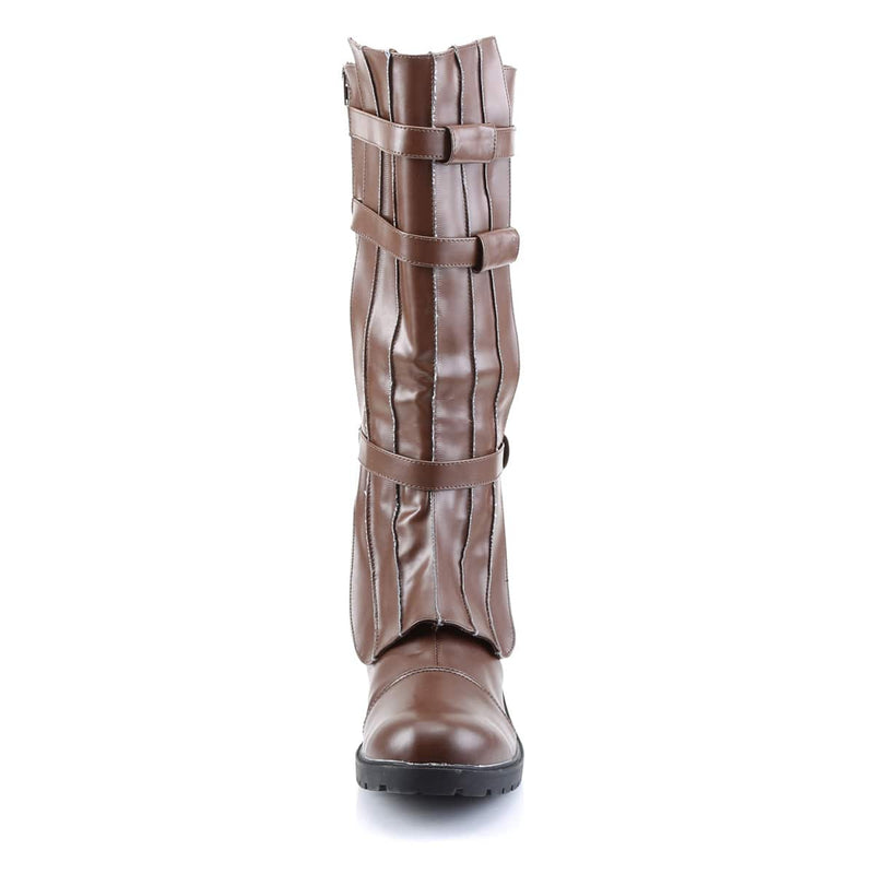 Funtasma WALKER-130 Knee High Boot (Brown Pu)