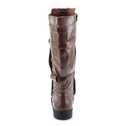 Funtasma WALKER-130 Knee High Boot (Brown Pu)