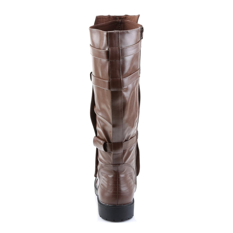 Funtasma WALKER-130 Knee High Boot (Brown Pu)