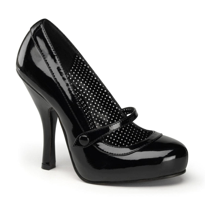 Pin Up Couture CUTIEPIE-02 Pump (Black Patent)