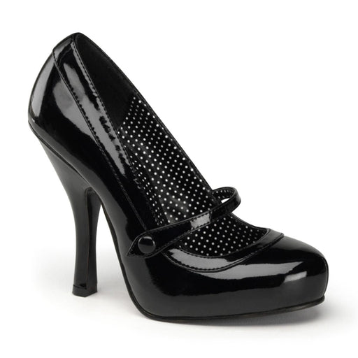 Pin Up Couture CUTIEPIE-02 Pump (Black Patent)