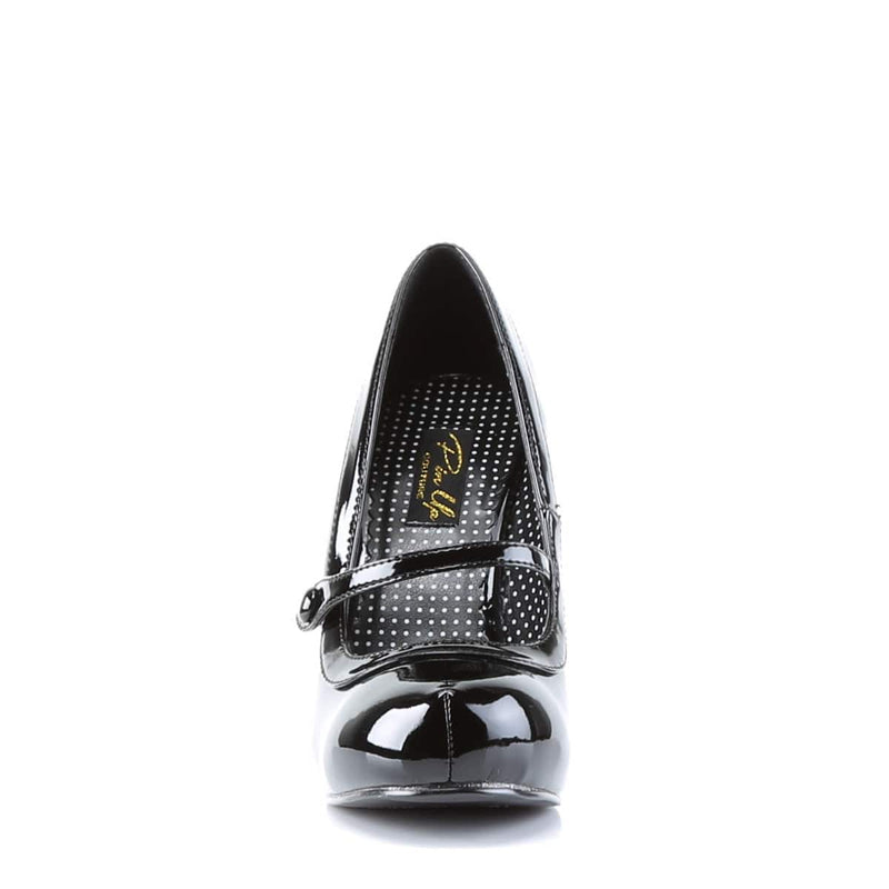 Pin Up Couture CUTIEPIE-02 Pump (Black Patent)
