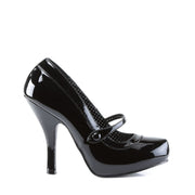 Pin Up Couture CUTIEPIE-02 Pump (Black Patent)