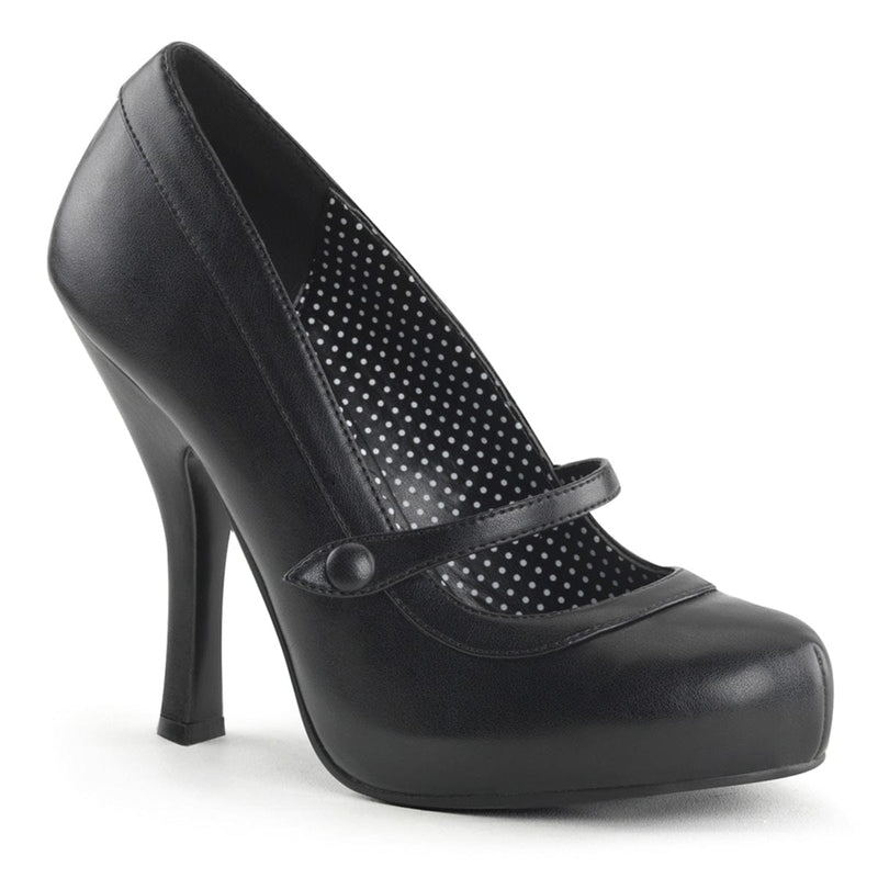 Pin Up Couture CUTIEPIE-02 Pump (Black Pu)