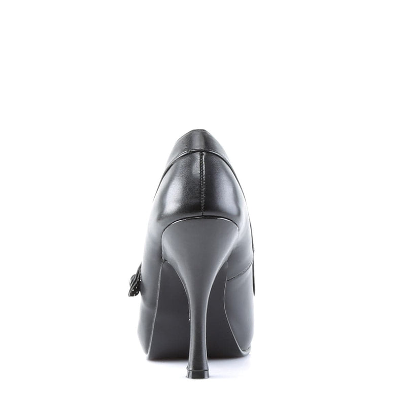 Pin Up Couture CUTIEPIE-02 Pump (Black Pu)
